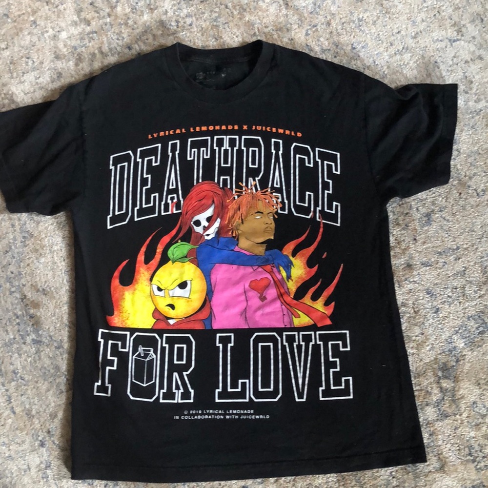 Juice wrld x lyrical lemonade T-shirt - Picture 1 of 2